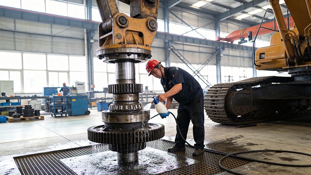 Do slewing bearings require regular cleaning?